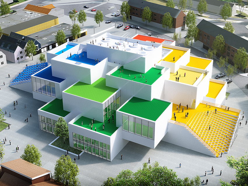 LEGO® House, 12.000 metri quadrati, 25 milioni di mattoncini