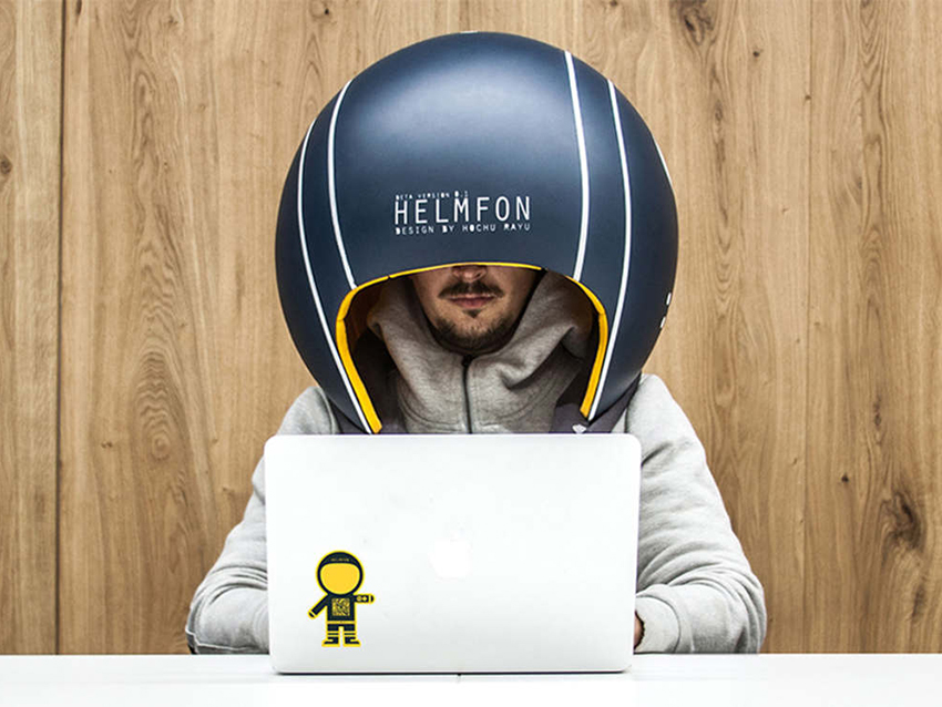 HELMFON, il casco oversize per bloccare il rumore